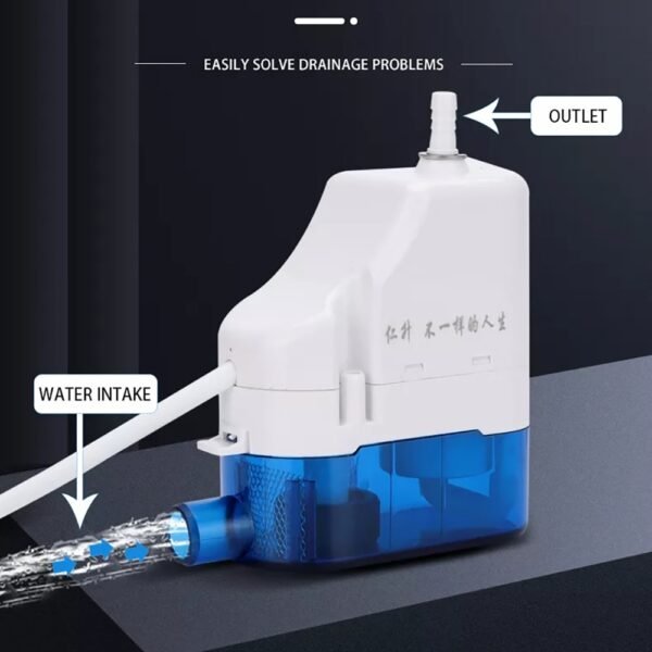 110V/220V RS-24C/40C Pompă de drenare a condensului automată inteligentă ultrasilentioasapentru aer condiționat - imagine 6