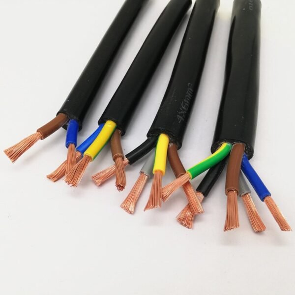 5 metri 4 miezuri 18AWG 17AWG 15AWG 13AWG 11AWG 9AWG Cablu de cupru Sârmă Conductor Cablu electric PVC Sârmă moale Sârmă învelită Sârmă de alimentare - imagine 2